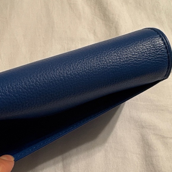 Tory Burch Britten Duo Envelope Continental Leather Clutch/Wallet NWT - Picture 8 of 12